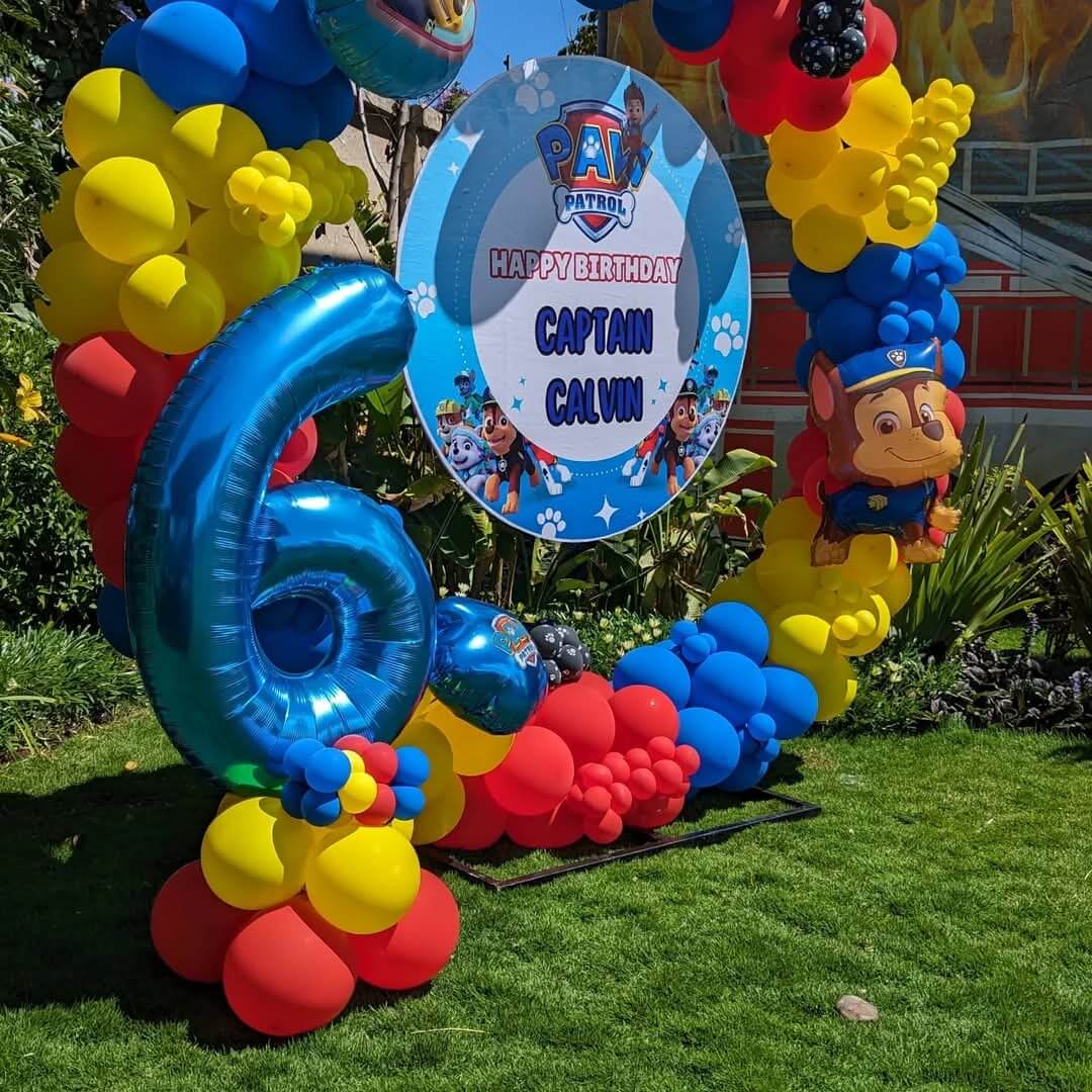 Colorful kids baloon decoration