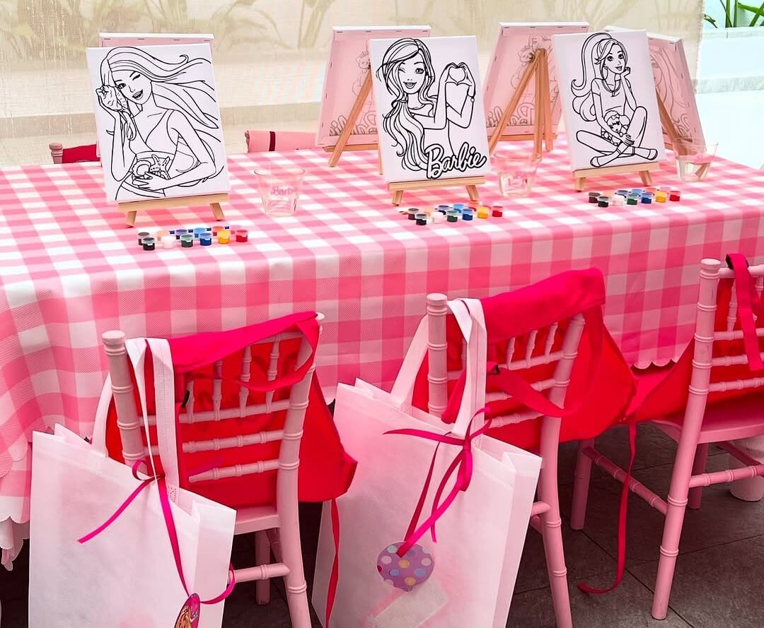 Kids painting decoration