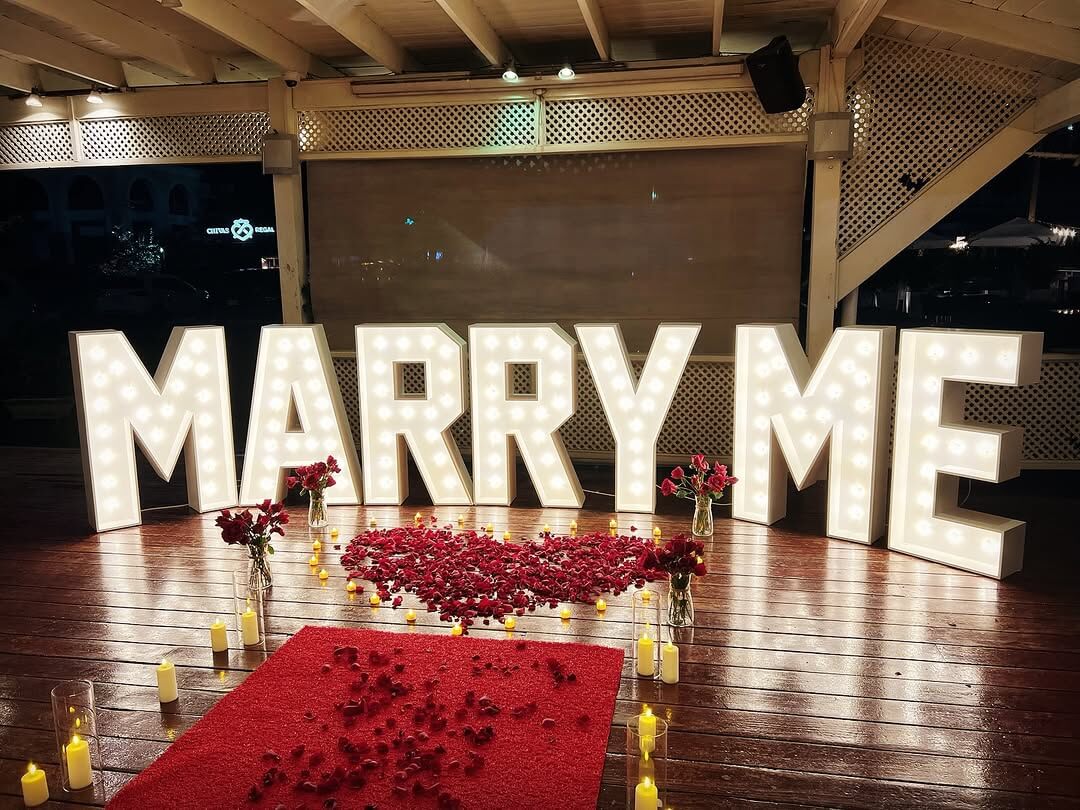 Proposal beautiful decoration